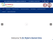 Tablet Screenshot of dentalahmedabad.com